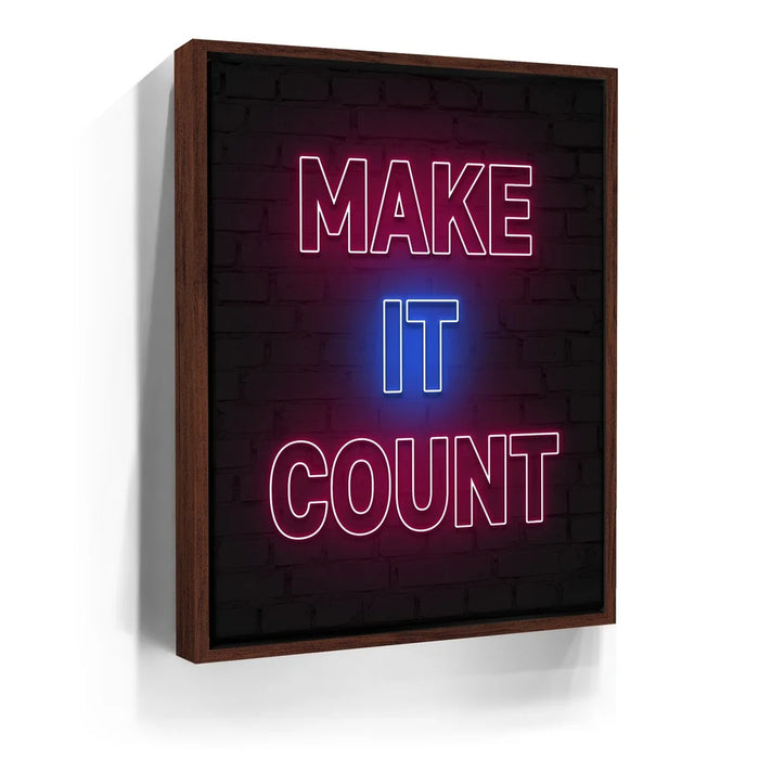 Featured image 10 for Make It Count - Neon Sign
