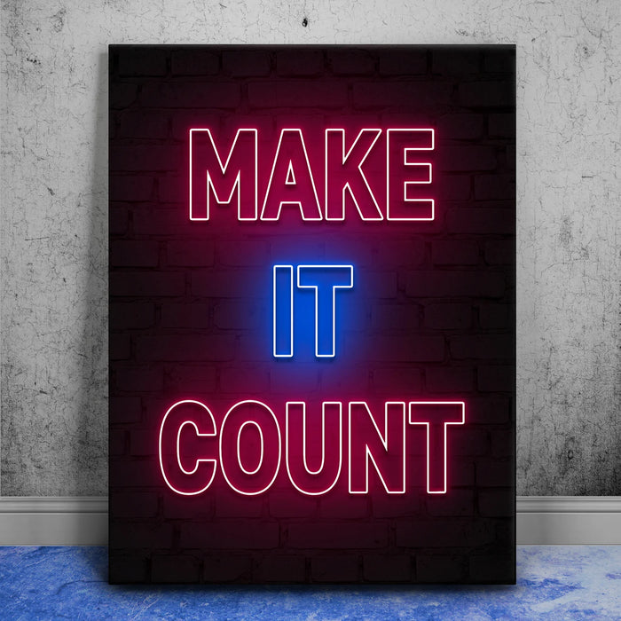 Featured image 1 for Make It Count - Neon Sign