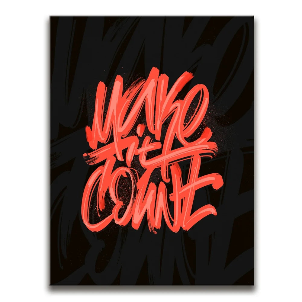 Featured image 1 for Make It Count - Red - Calligraphy
