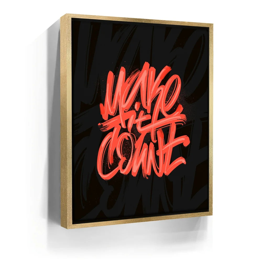 Featured image 7 for Make It Count - Red - Calligraphy