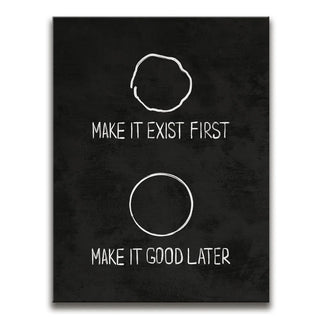 Make It Exist - White