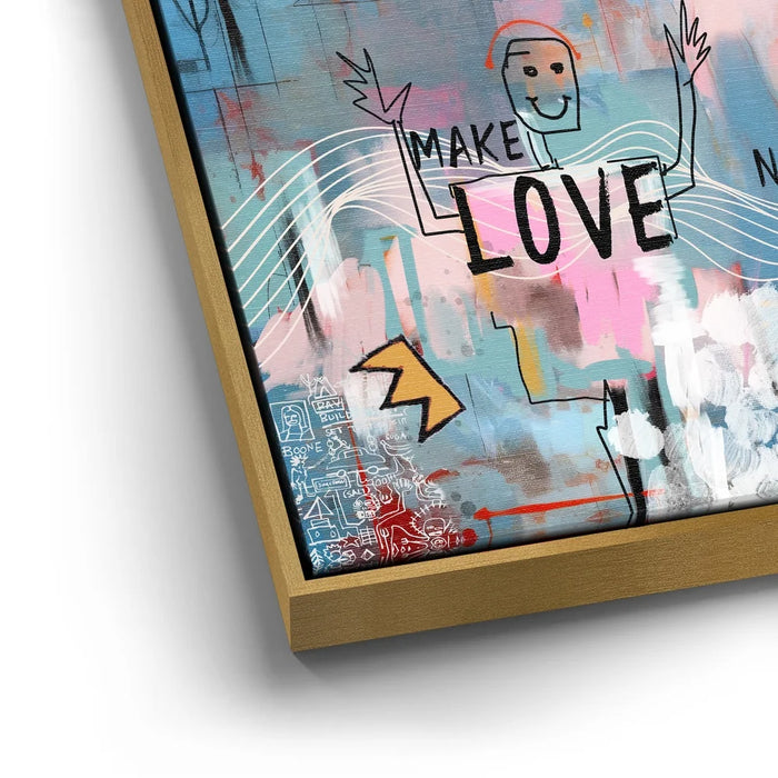 Featured image 12 for Make Love Not War - Basquiat Inspired