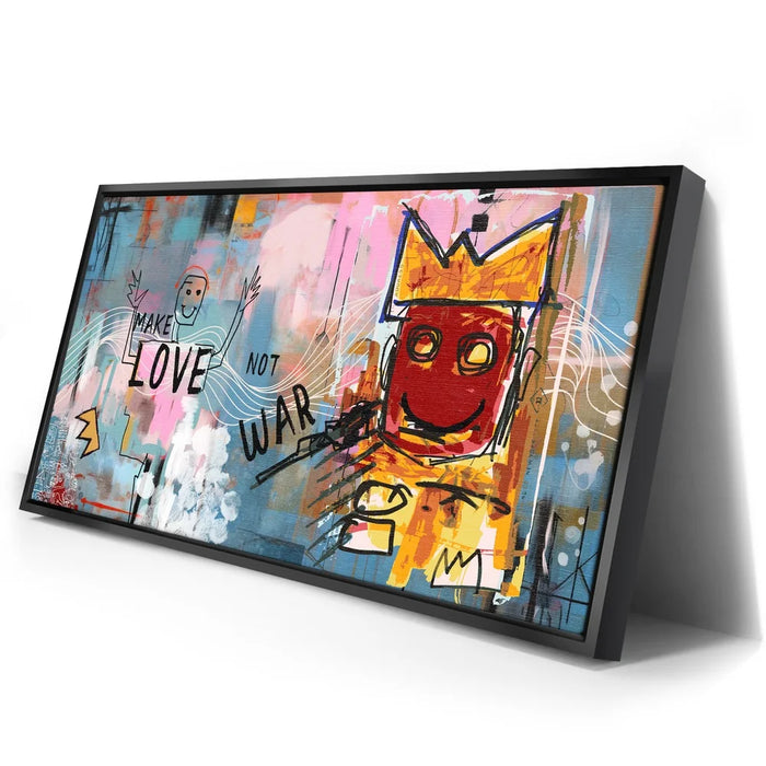 Featured image 2 for Make Love Not War - Basquiat Inspired