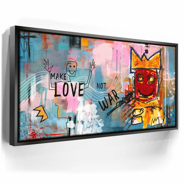 Featured image 5 for Make Love Not War - Basquiat Inspired