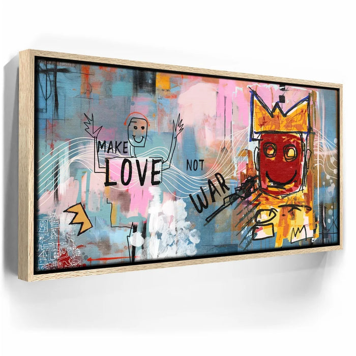 Featured image 9 for Make Love Not War - Basquiat Inspired
