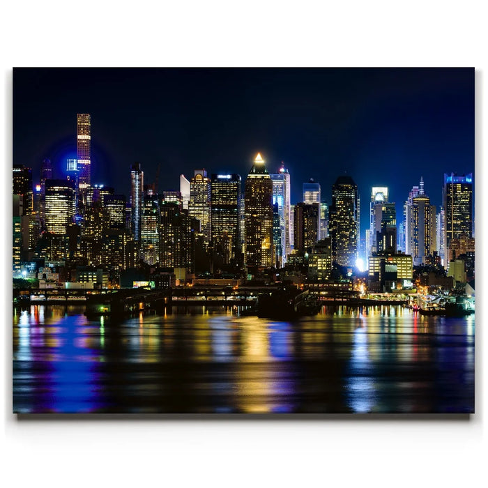 Featured image 1 for Manhattan Skyline View At Night - 1 Of 2