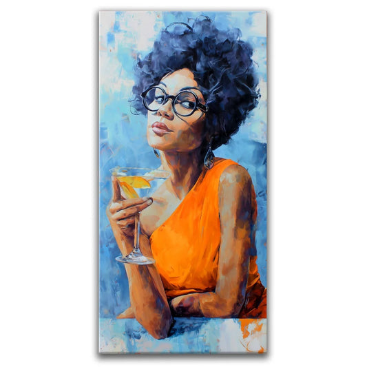 Martini With A Motive Posters, Prints, & Visual Artwork TheGoatWallArt PORTRAIT - TALL 15x30 0.75" STANDARD