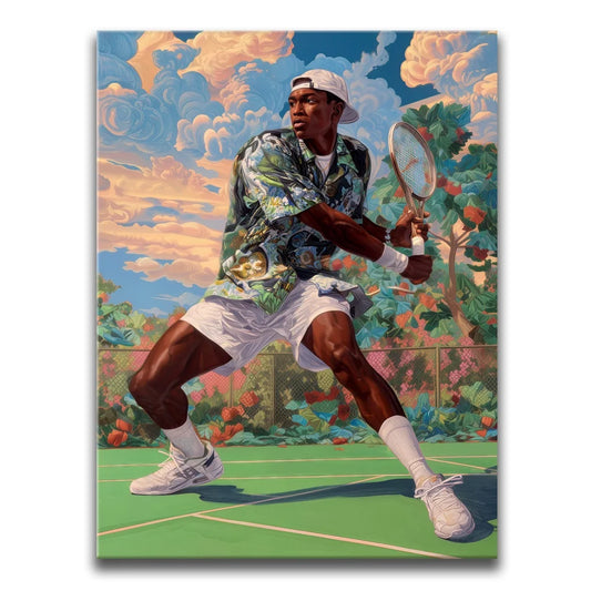 Match Point Cool Posters, Prints, & Visual Artwork TheGoatWallArt PORTRAIT 18x24 0.75" STANDARD