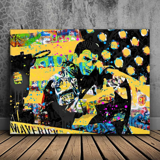 Mav Thumbs Up Posters, Prints, & Visual Artwork TheGoatWallArt LANDSCAPE 24x18 0.75" STANDARD