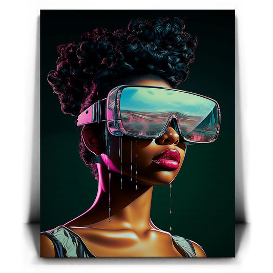 Meta Drip Posters, Prints, & Visual Artwork TheGoatWallArt PORTRAIT 18x24 0.75" STANDARD