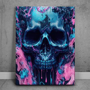 Metalic Blue Skull
