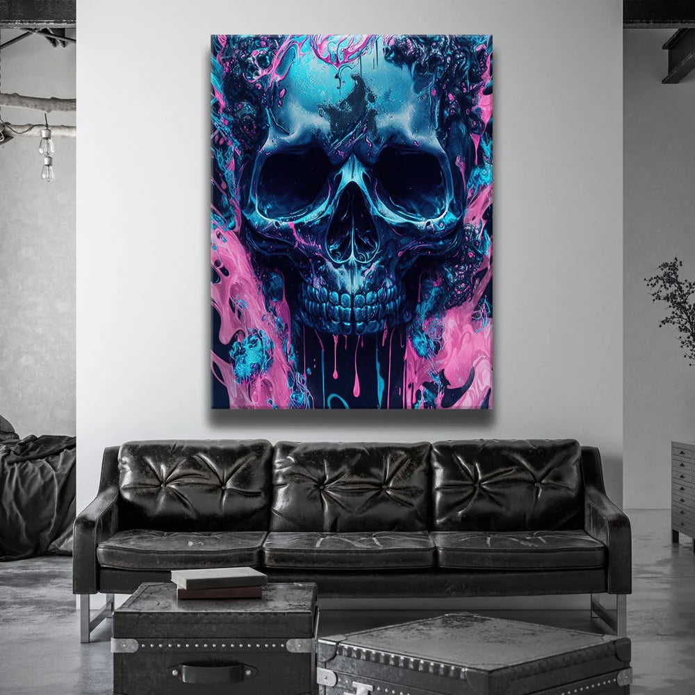 Featured image 2 for Metalic Blue Skull
