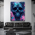Thumbnail image 2 for Metalic Blue Skull