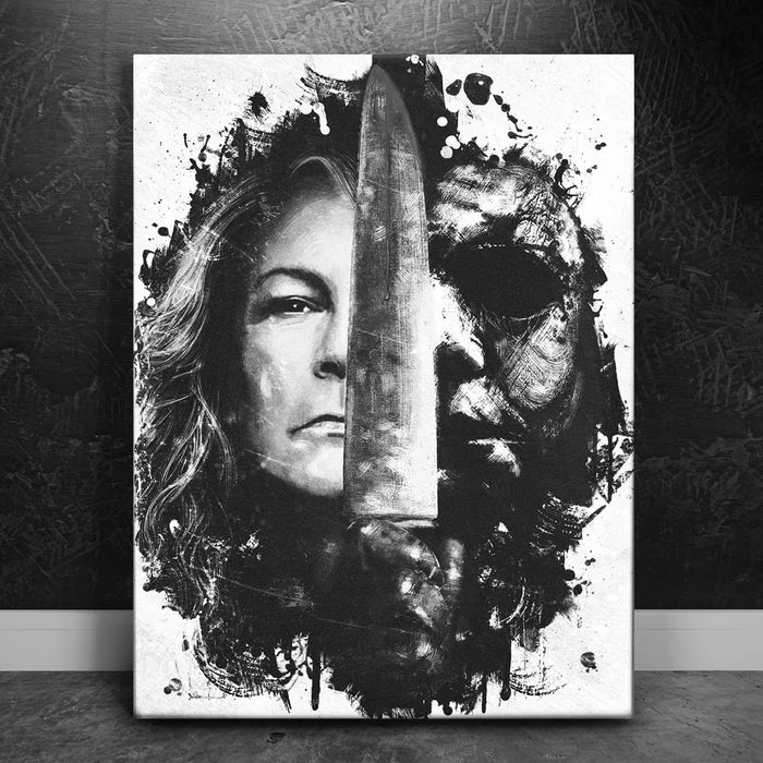 Featured image 1 for Michael Myers Canvas Set - Black & White