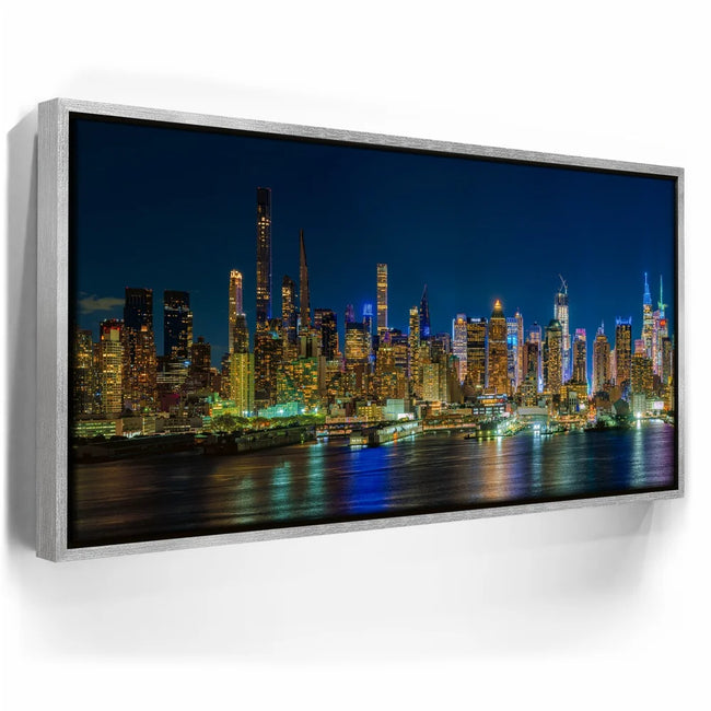 Featured image 8 for Midtown Manhattan Skyline Panoramic View At Night - 1 Of 2