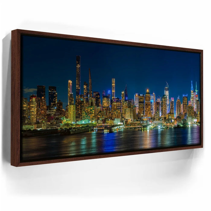 Featured image 10 for Midtown Manhattan Skyline Panoramic View At Night - 1 Of 2