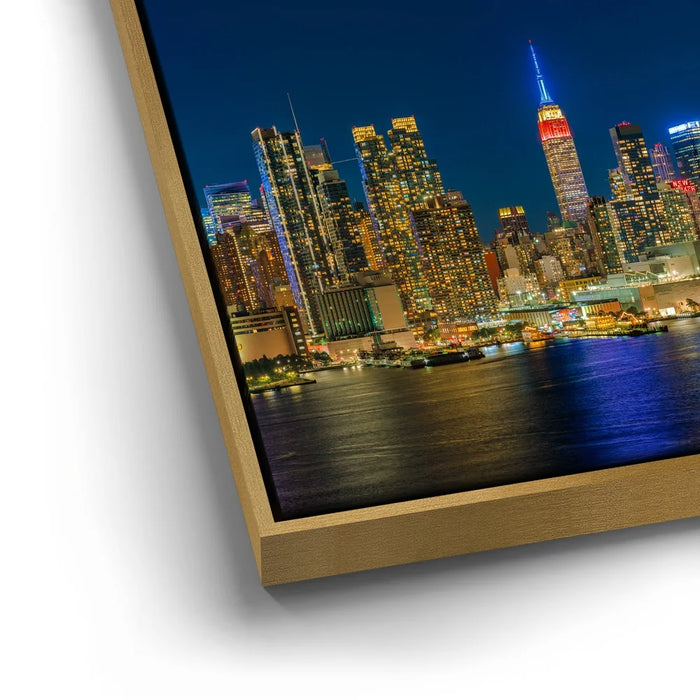 Featured image 12 for Midtown Manhattan Skyline Panoramic View At Night - 2 Of 2