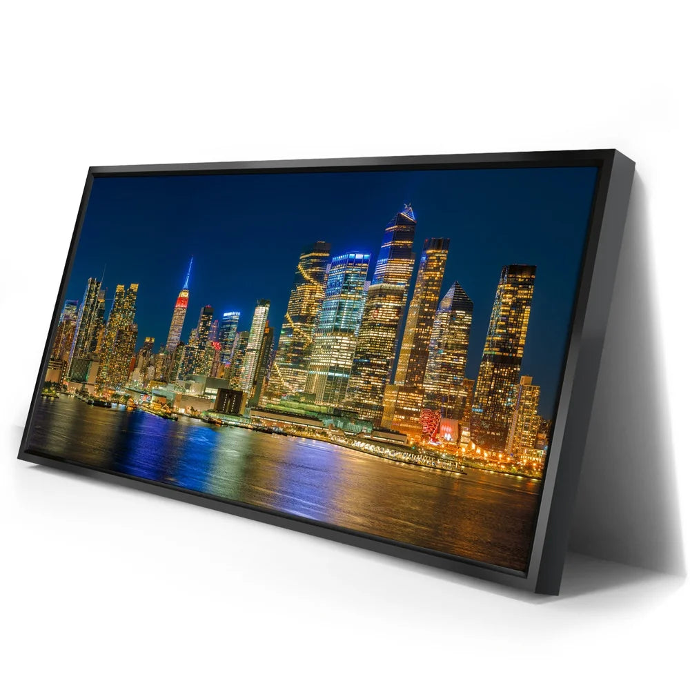 Featured image 2 for Midtown Manhattan Skyline Panoramic View At Night - 2 Of 2