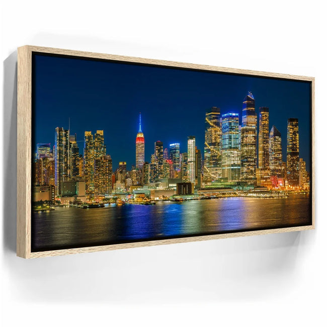 Featured image 9 for Midtown Manhattan Skyline Panoramic View At Night - 2 Of 2