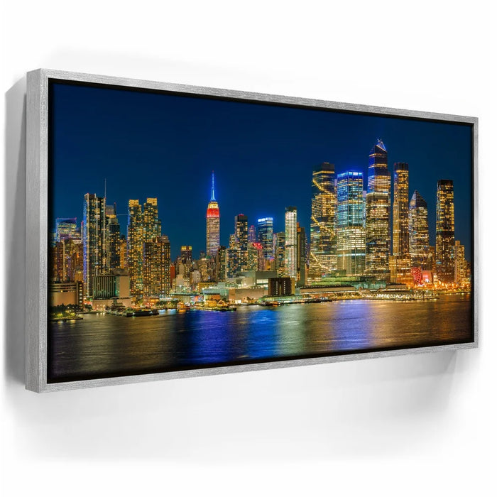 Featured image 8 for Midtown Manhattan Skyline Panoramic View At Night - 2 Of 2