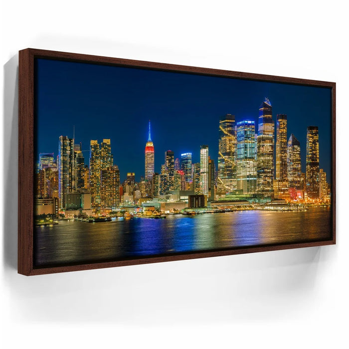 Featured image 10 for Midtown Manhattan Skyline Panoramic View At Night - 2 Of 2