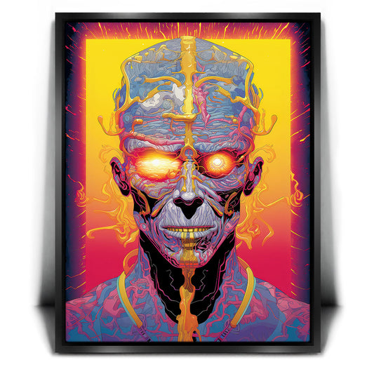 Mind Meld Posters, Prints, & Visual Artwork TheGoatWallArt PORTRAIT 18x24 1.70" BLACK FRAME