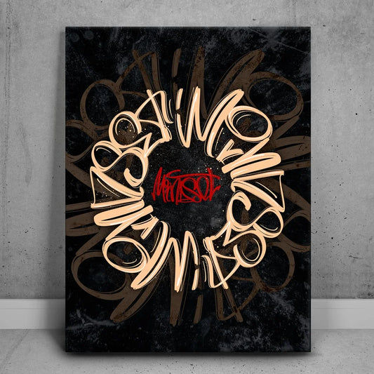 Mindset - Calligraphy I Posters, Prints, & Visual Artwork TheGoatWallArt PORTRAIT 18x24 0.75" STANDARD