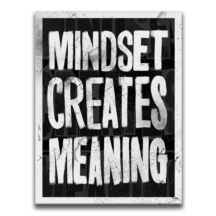Featured image 1 for Mindset Creates Meaning - Black and White