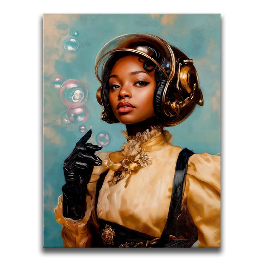 Miss Galactic 1892 Posters, Prints, & Visual Artwork TheGoatWallArt PORTRAIT 18x24 0.75" STANDARD