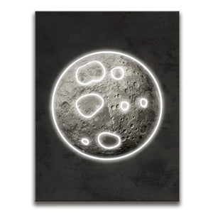 Moon - Neon Style