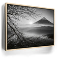 Featured image 9 for Mount Fuji Cherry Blossom Sunrise - B & W