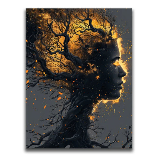 Mystic Embers Posters, Prints, & Visual Artwork TheGoatWallArt PORTRAIT 18x24 0.75" STANDARD