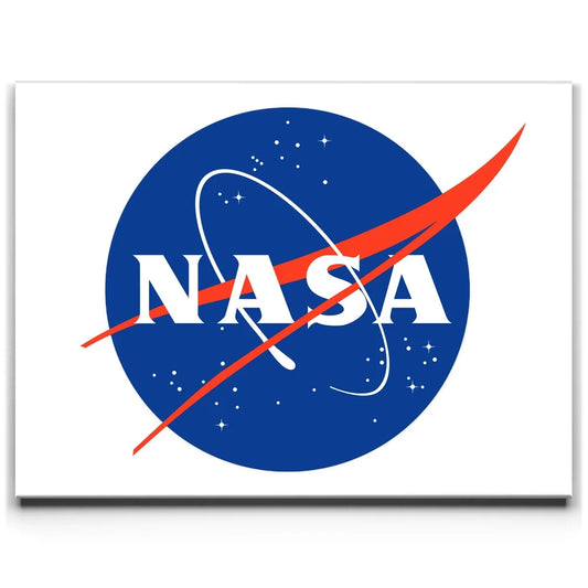 Nasa Logo Posters, Prints, & Visual Artwork TheGoatWallArt LANDSCAPE 24x18 0.75" STANDARD