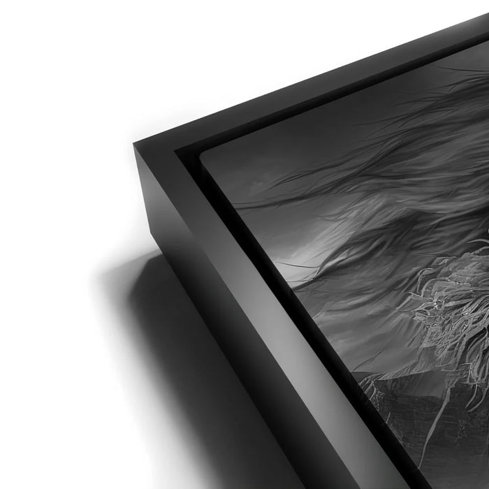 Featured image 11 for Native Skull Warrior - black and white