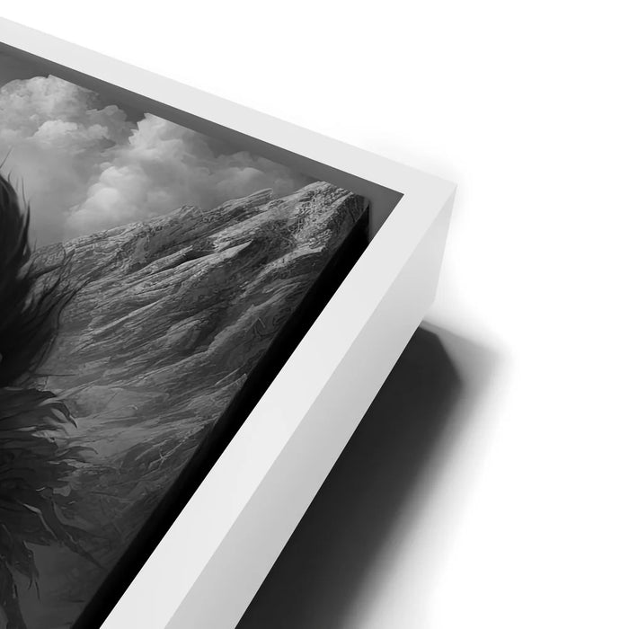 Featured image 13 for Native Skull Warrior - black and white