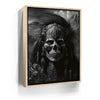 Featured image 9 for Native Skull Warrior - black and white
