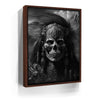 Featured image 10 for Native Skull Warrior - black and white