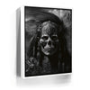 Featured image 6 for Native Skull Warrior - black and white