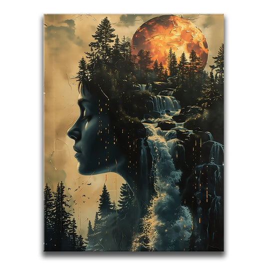 Nature's Echo Posters, Prints, & Visual Artwork TheGoatWallArt PORTRAIT 18x24 0.75" STANDARD