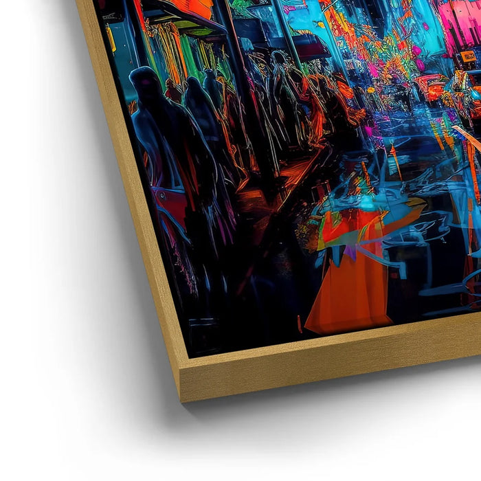 Neon City Life – TheGOATWallArt