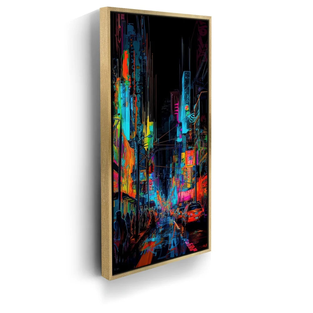 Neon City Life – TheGOATWallArt