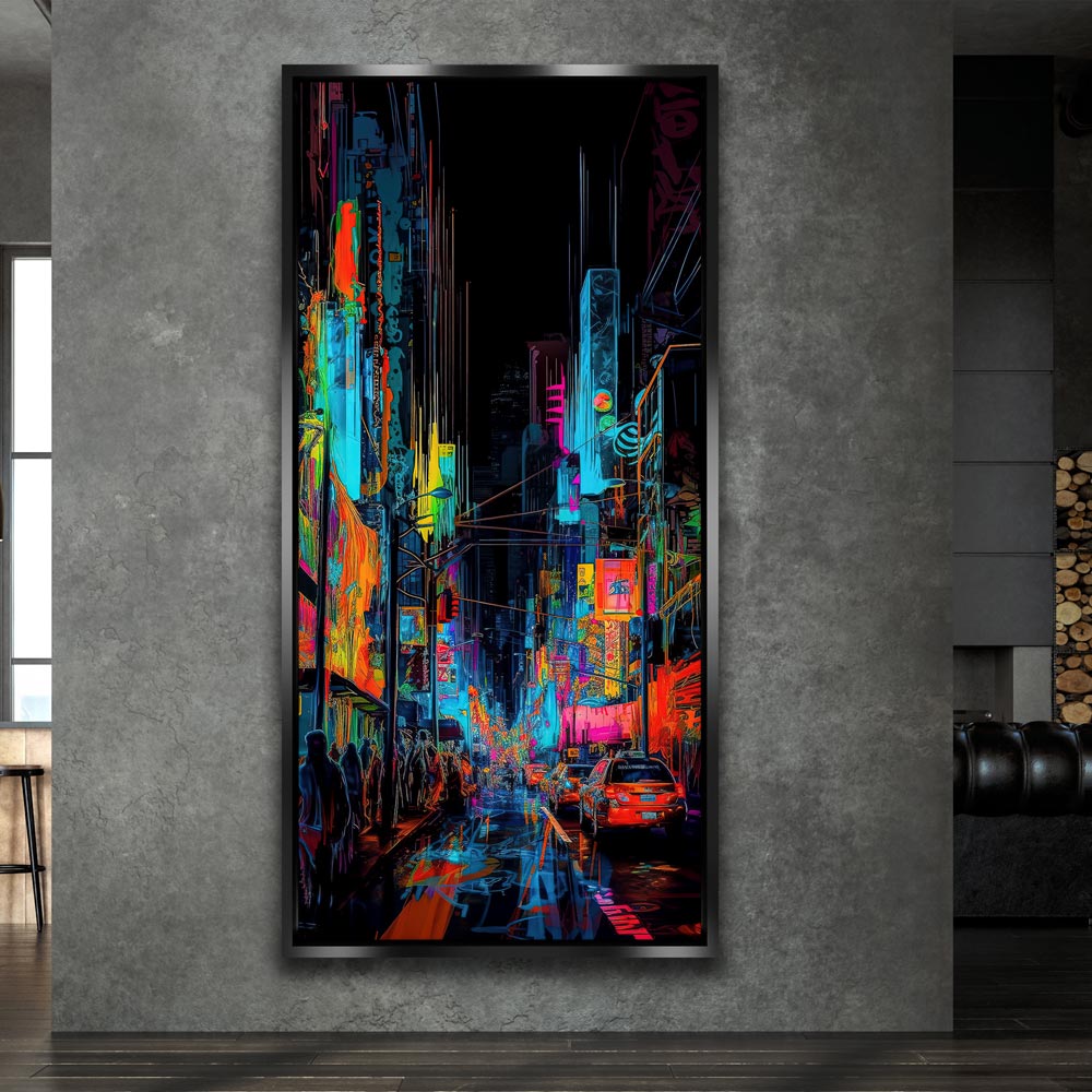 City Skylines Canvas Wall Art | Cityscapes | The GOAT Wall Art