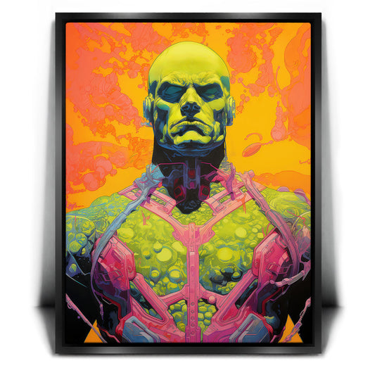 Neon Colossus Posters, Prints, & Visual Artwork TheGoatWallArt PORTRAIT 18x24 1.70" BLACK FRAME