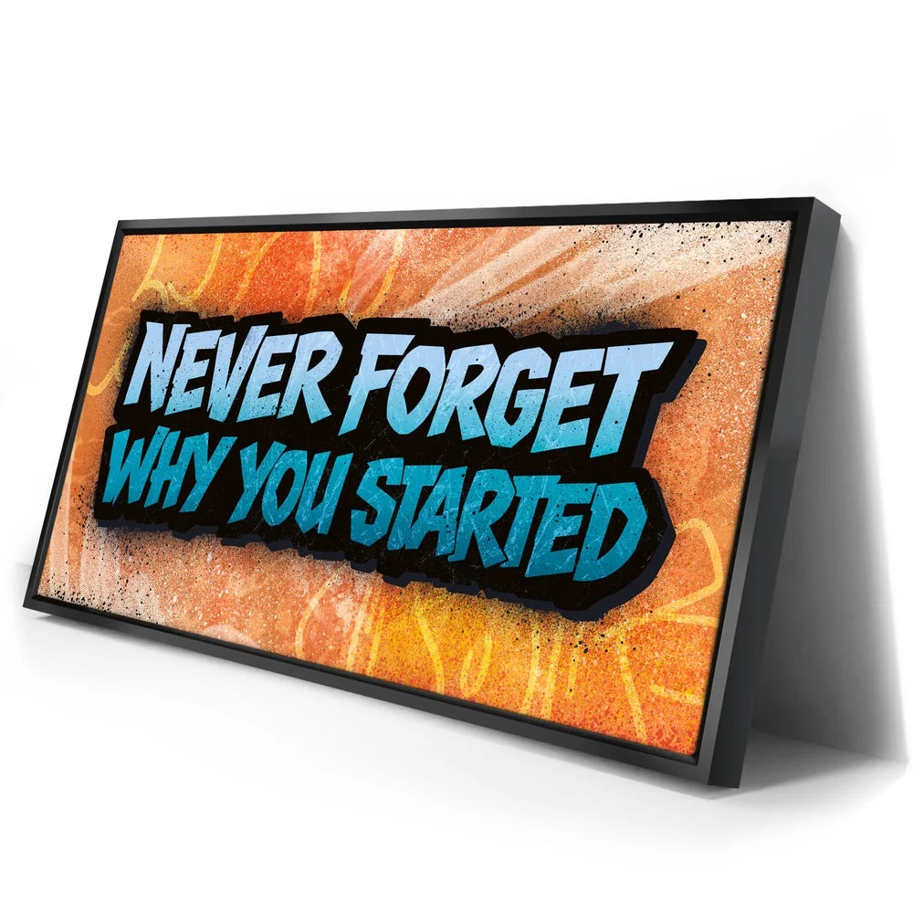 Featured image 2 for Never Forget Why You Started, Blue - Graffiti