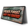 Thumbnail image 2 for Never Forget Why You Started, Orange - Graffiti