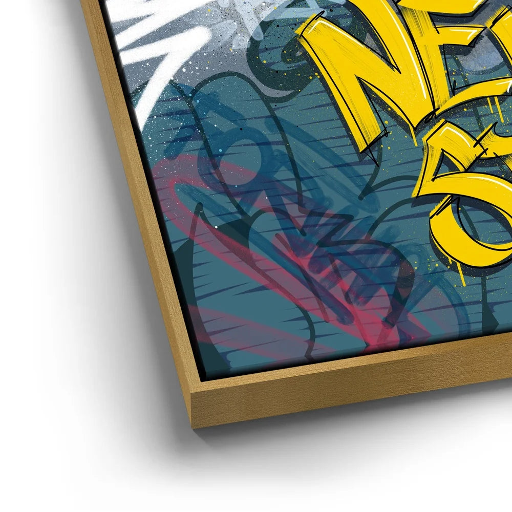 Never Stop - Graffiti – TheGOATWallArt