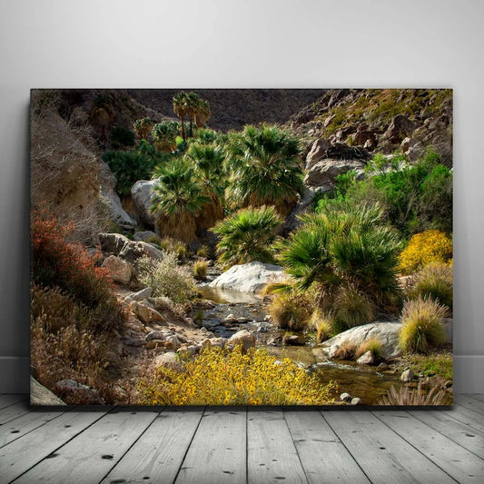 Oasis Valley Posters, Prints, & Visual Artwork TheGoatWallArt LANDSCAPE 24x18 0.75" STANDARD