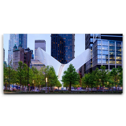 Oculus In Manhattan, New York City Posters, Prints, & Visual Artwork TheGoatWallArt LANDSCAPE - WIDE 30x15 0.75" STANDARD