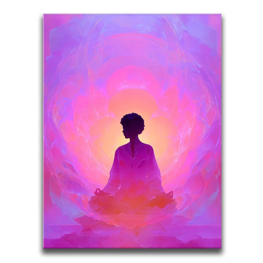 Om In Bloom Posters, Prints, & Visual Artwork TheGoatWallArt PORTRAIT 18x24 0.75" STANDARD