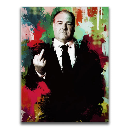 One Finger, One Message Posters, Prints, & Visual Artwork TheGoatWallArt PORTRAIT 18x24 0.75" STANDARD